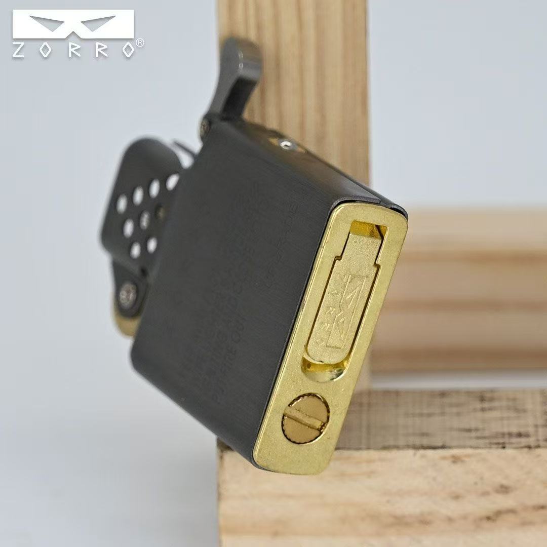 Lighter Windproof - Zorro Titanium Insert Windproof Fluid Lighter