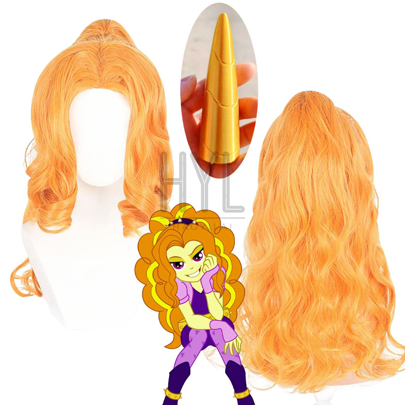 Men'S Yellow Accessories - Anime Pony Adagio Dazzle Cosplay Wig