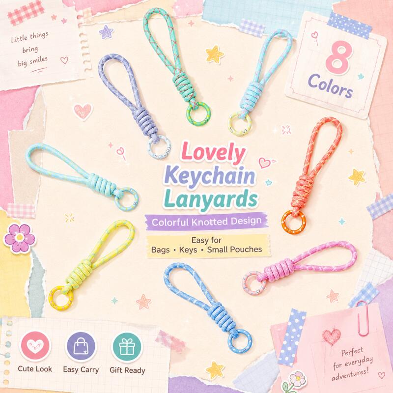 Men Accessories Jewellery - 2~5pcs Colorful Braided Keychain Mobile Phone