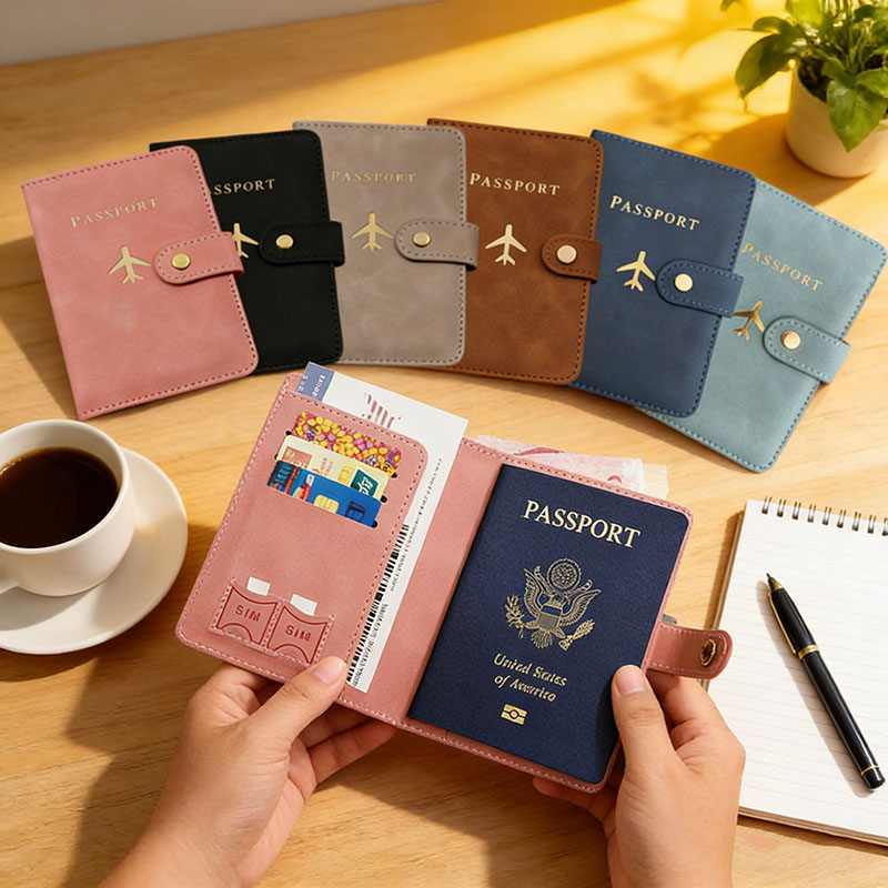 Men'S Accessories Case - Leather Passport Holder Covers Case for