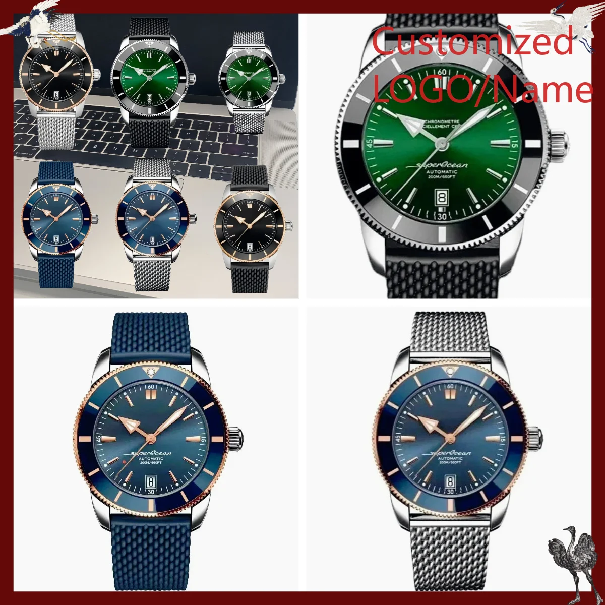 Men Accessories Jewellery - A1212 Store Customized Watches 46mm Sport