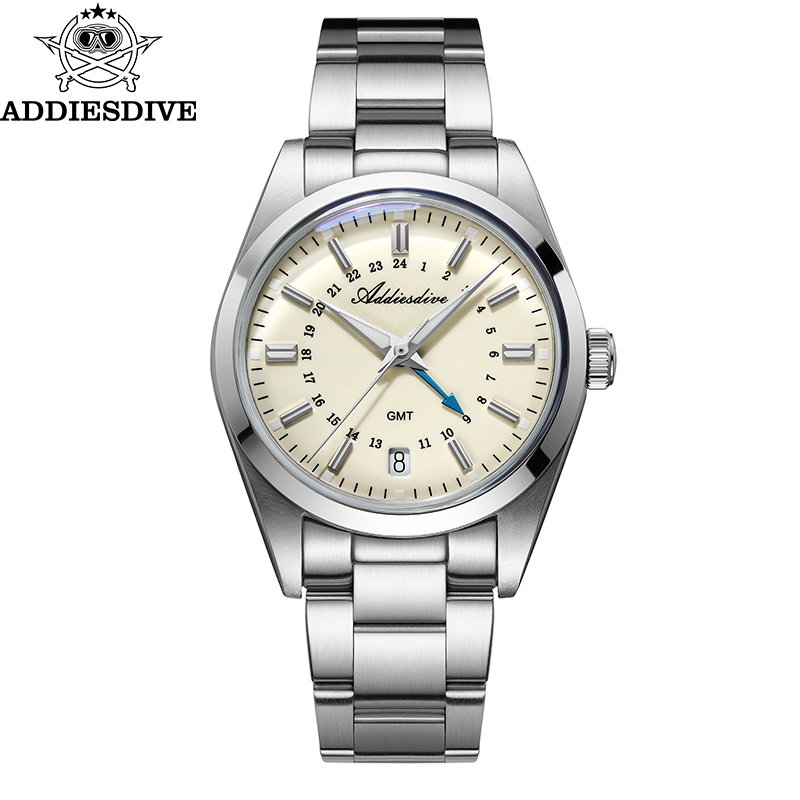Men'S Accessories And Jewelry - ADDIESDIVE Hot Brand 36mm Luxury GMT
