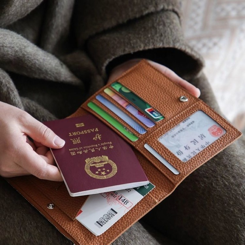 Leather Passport Holder Covers - Men'S Accessories Case 评论和价格