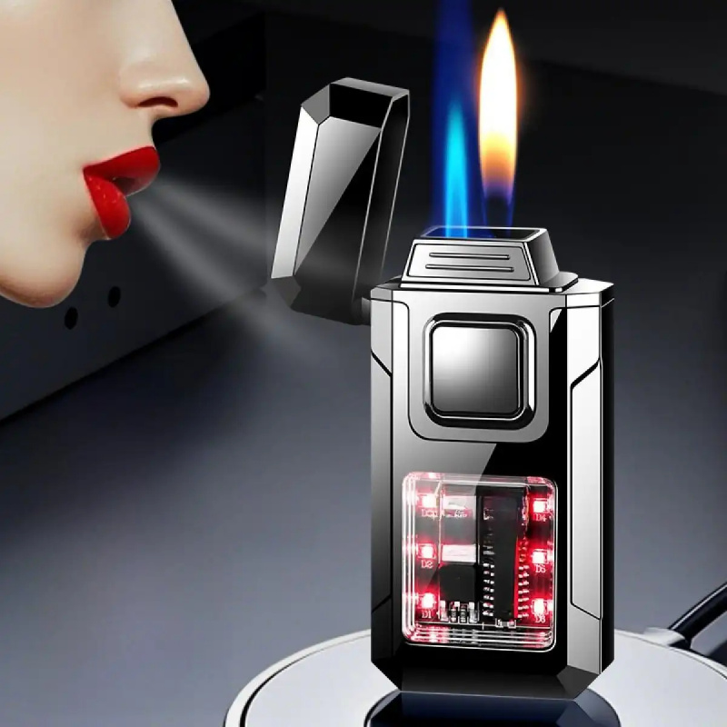 Windproof Voice Control Metal  - Lighter Windproof 评论和价格