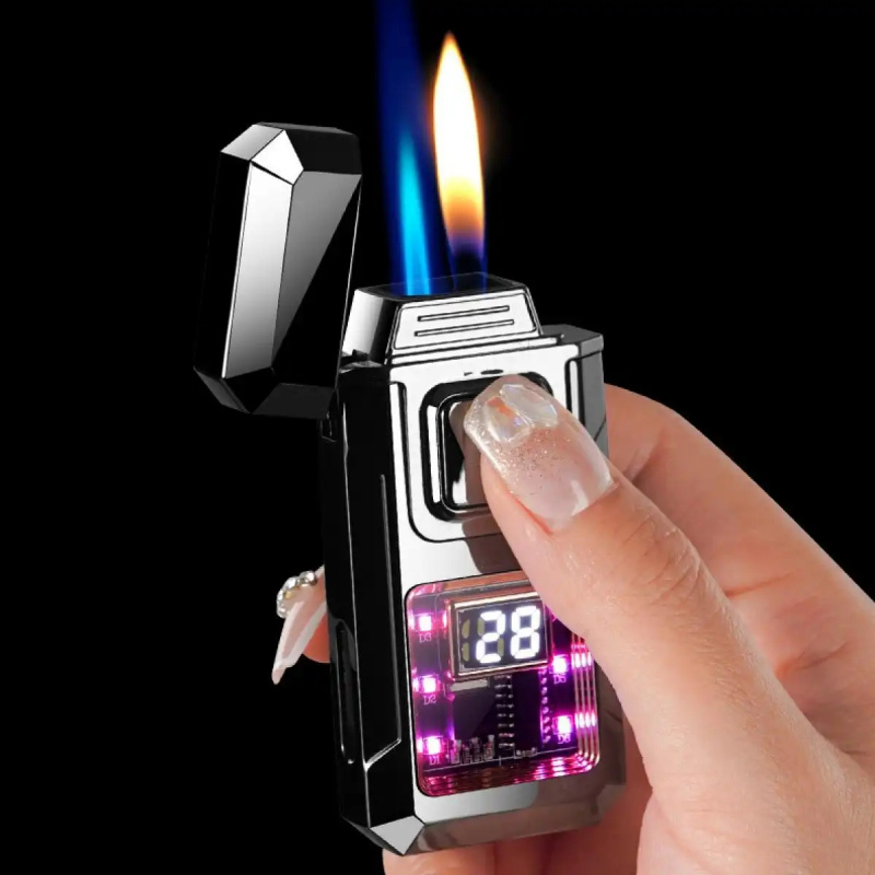 Windproof Voice Control Metal  - Lighter Windproof 评论和价格