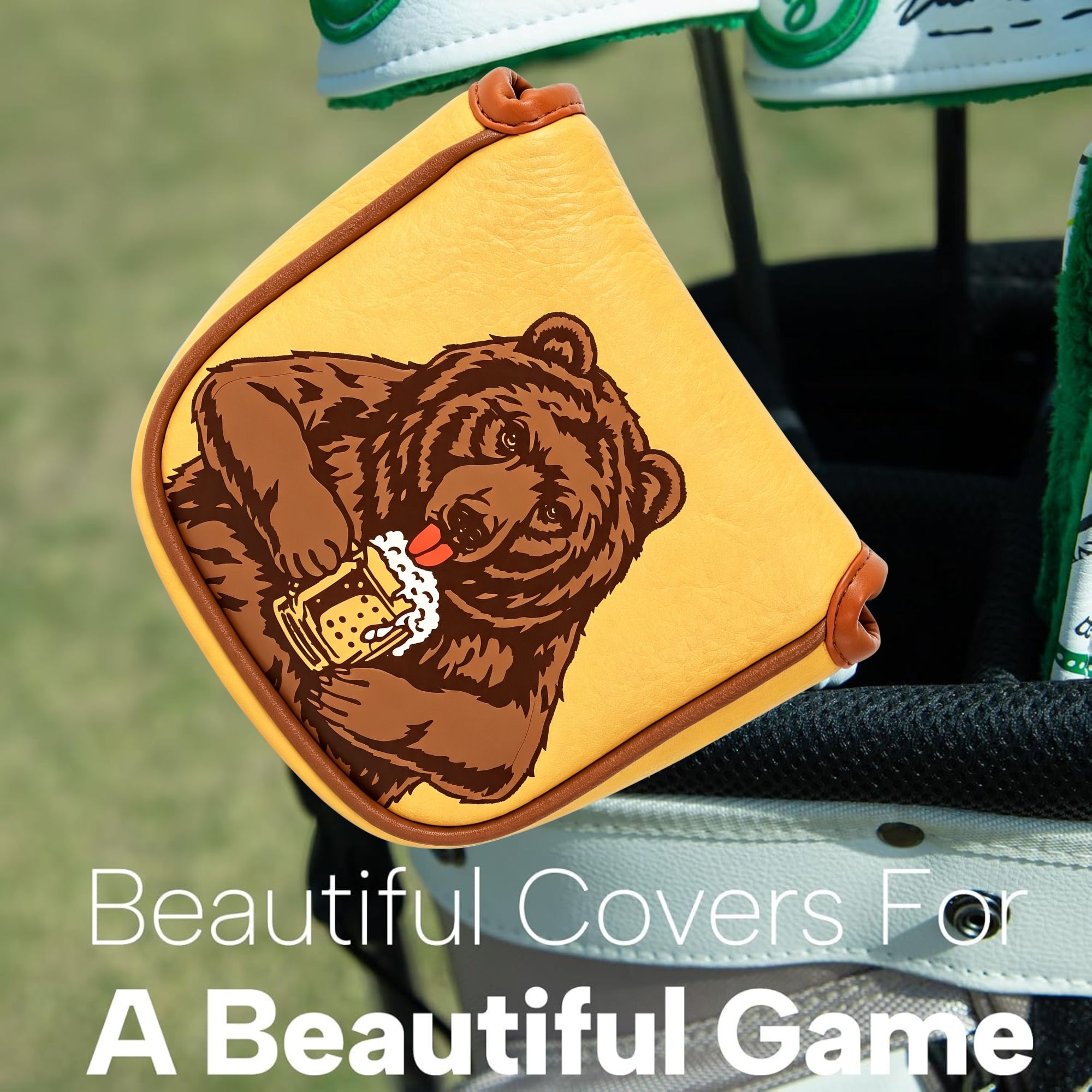 Skull Embroidered Golf Mallet  - Men Accessories Style 评论和价格