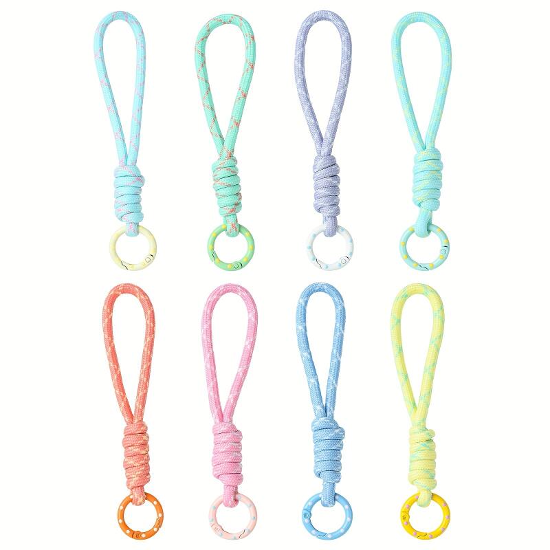 2~5pcs Colorful Braided Keycha - Men Accessories Jewellery 评论和价格