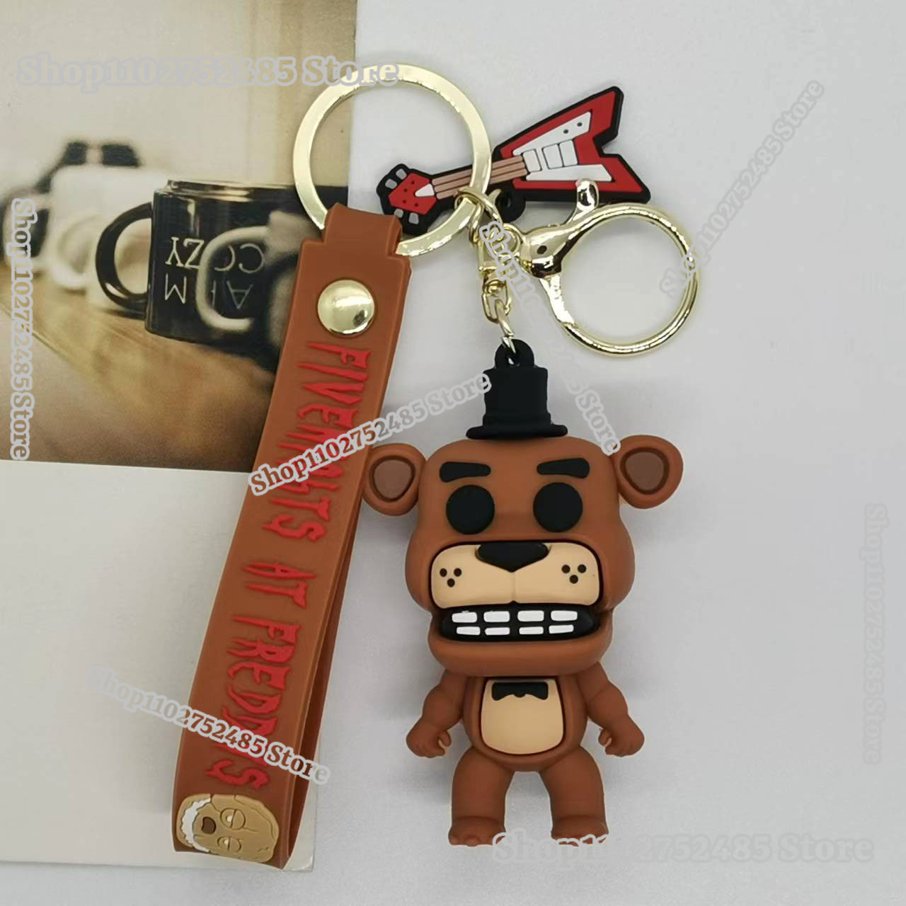 5pcs Cartoon Anime FNAF Figure - Men Accessories Jewellery 评论和价格