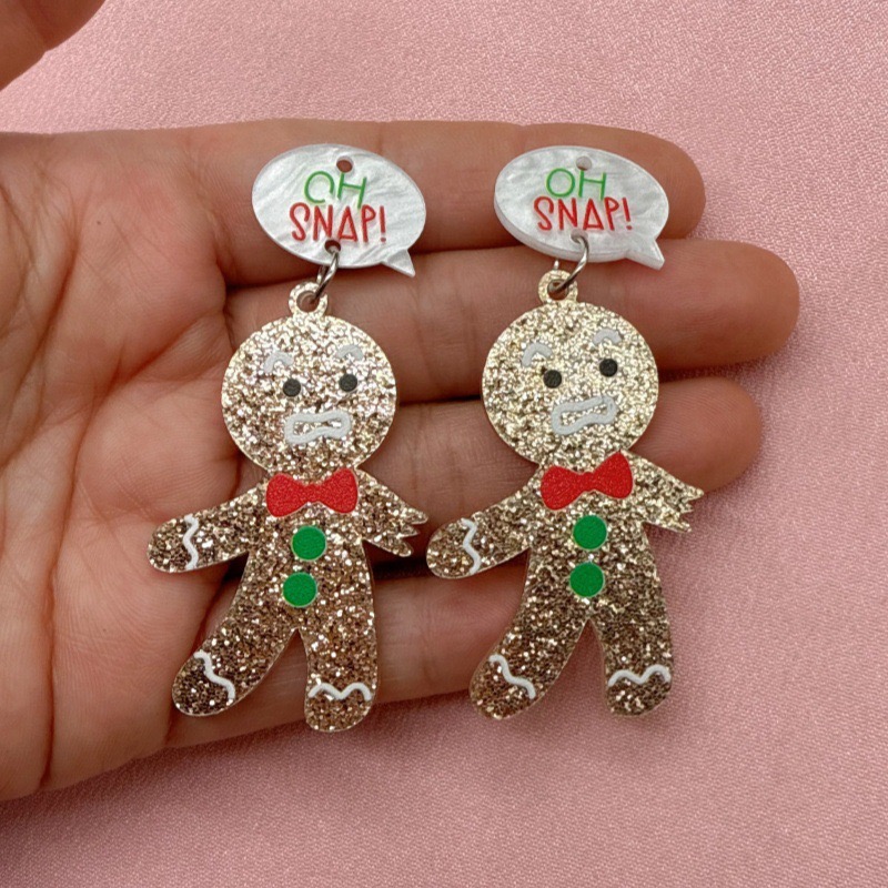 10pcs Cute Christmas Gingerbre - Men'S Accessories And Jewelry 评论和价格