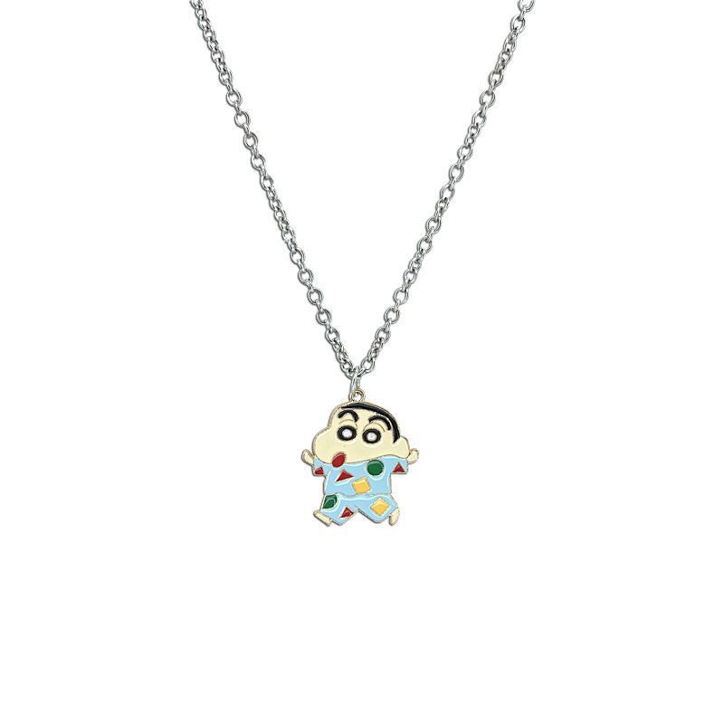 Crayon Shin-chan cartoon neckl - Men Accessories Style 评论和价格
