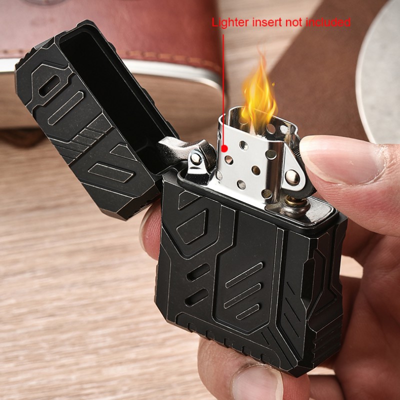 Titanium Alloy Lighter Case Me - Lighter Windproof 评论和价格
