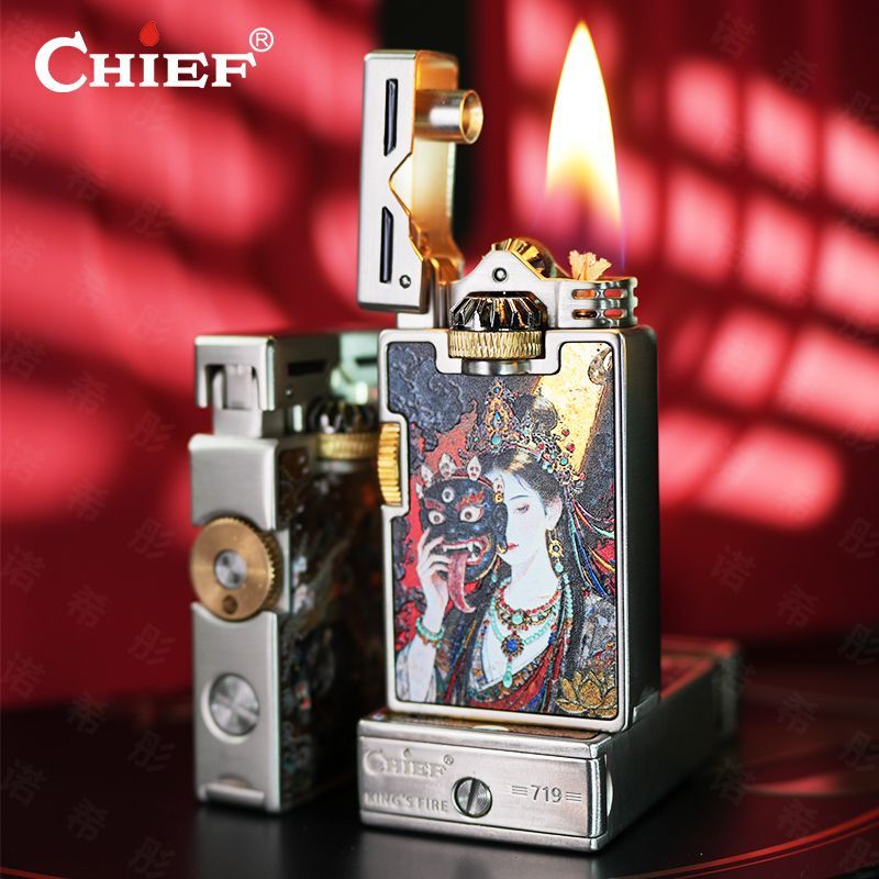 CHIEF Retro Oil Lighter Windpr - Lighter Windproof 评论和价格
