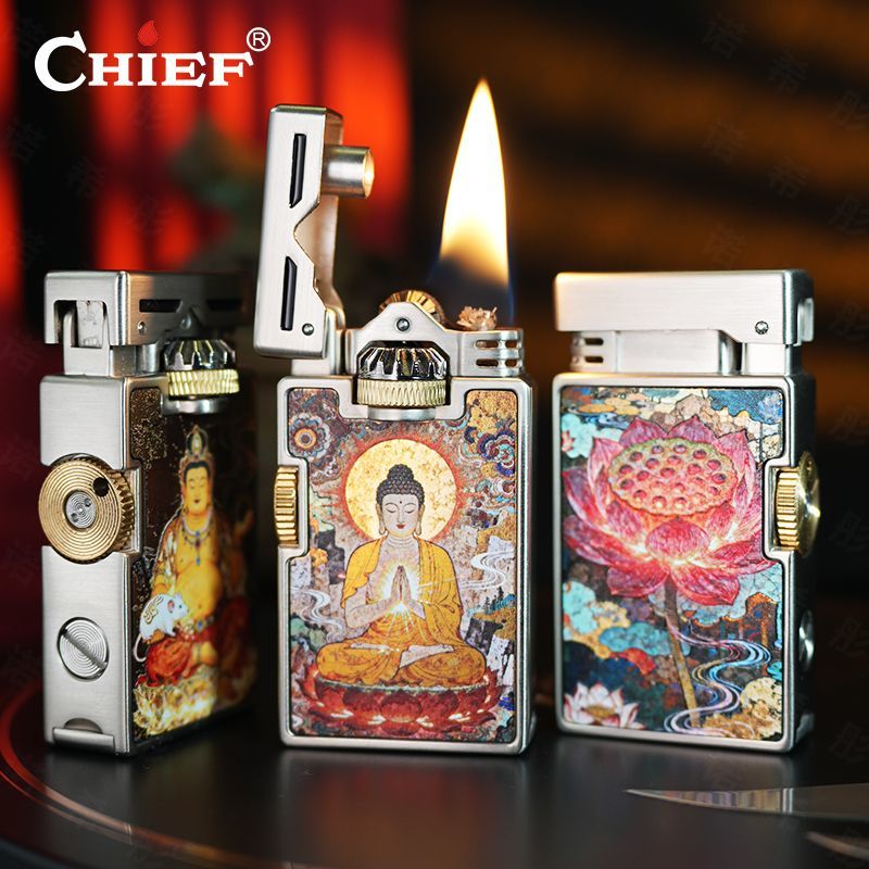 CHIEF Retro Oil Lighter Windpr - Lighter Windproof 评论和价格