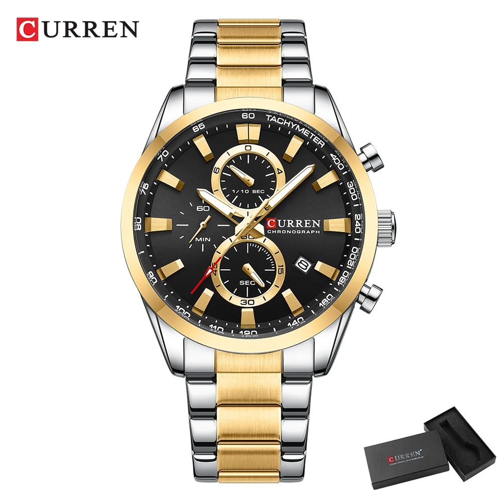 CURREN Casual Quartz Chrono Sp - Men'S Accessories And Jewelry 评论和价格