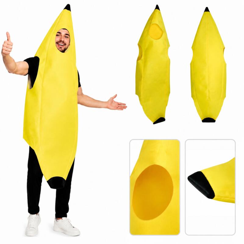 Adult Banana Costume Funny Fru - Men Accessories Style 评论和价格