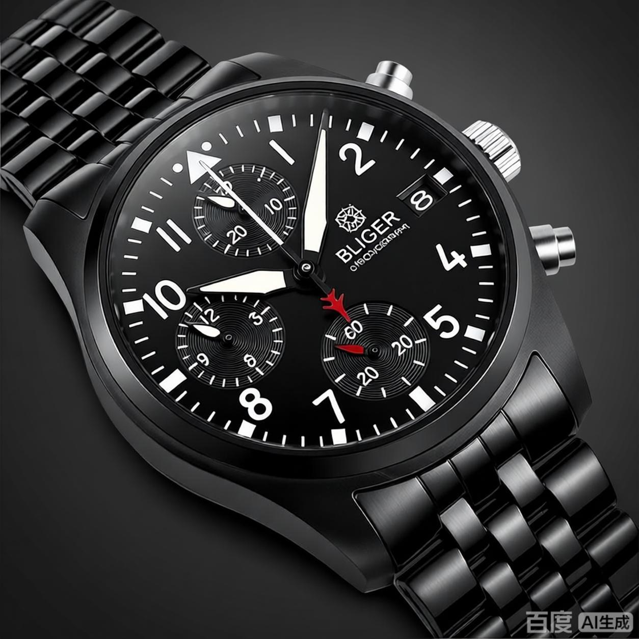 BLIGER Full Black Brushed 38mm - Men Accessories Jewellery 评论和价格