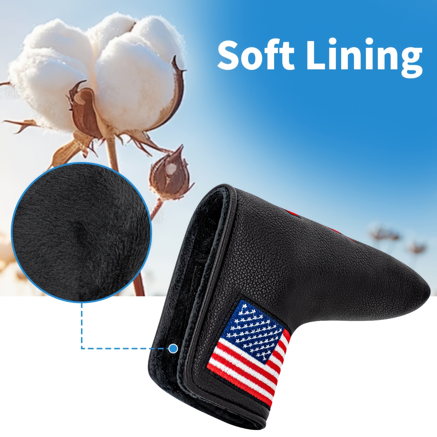 1pc USA Style Golf Putter Cove - Men Accessories Style 评论和价格