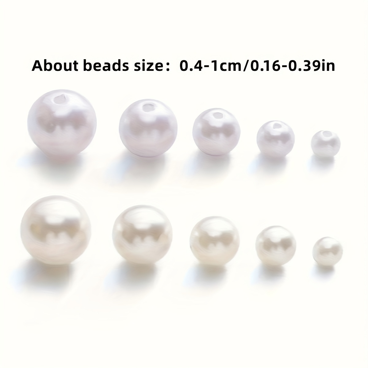 1388pcs 4/6/8/10mm Black, Whit - Men Accessories Jewellery 评论和价格