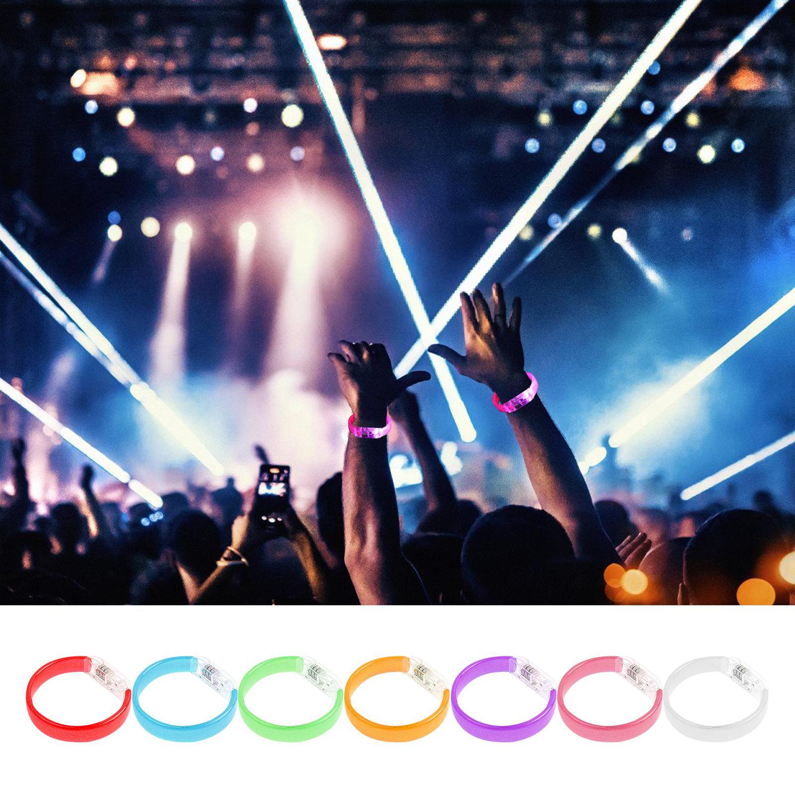 Led Luminous Bracelet Concert  - Men Accessories For Wrist 评论和价格