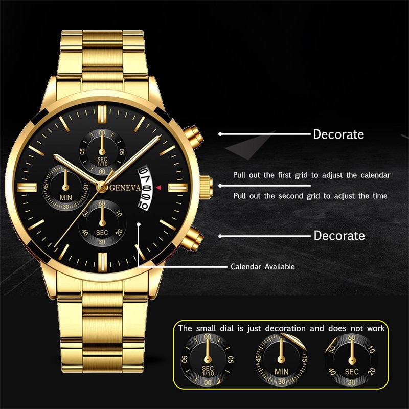 2023 Fashion Men Gold Stainles - Men Accessories For Wrist 评论和价格