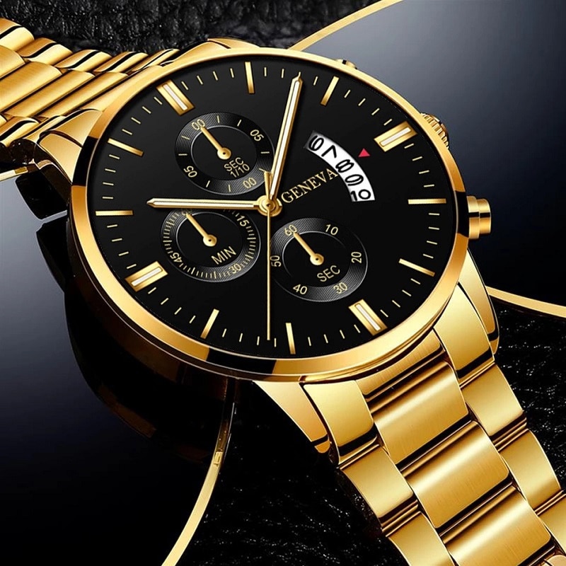 2023 Fashion Men Gold Stainles - Men Accessories For Wrist 评论和价格
