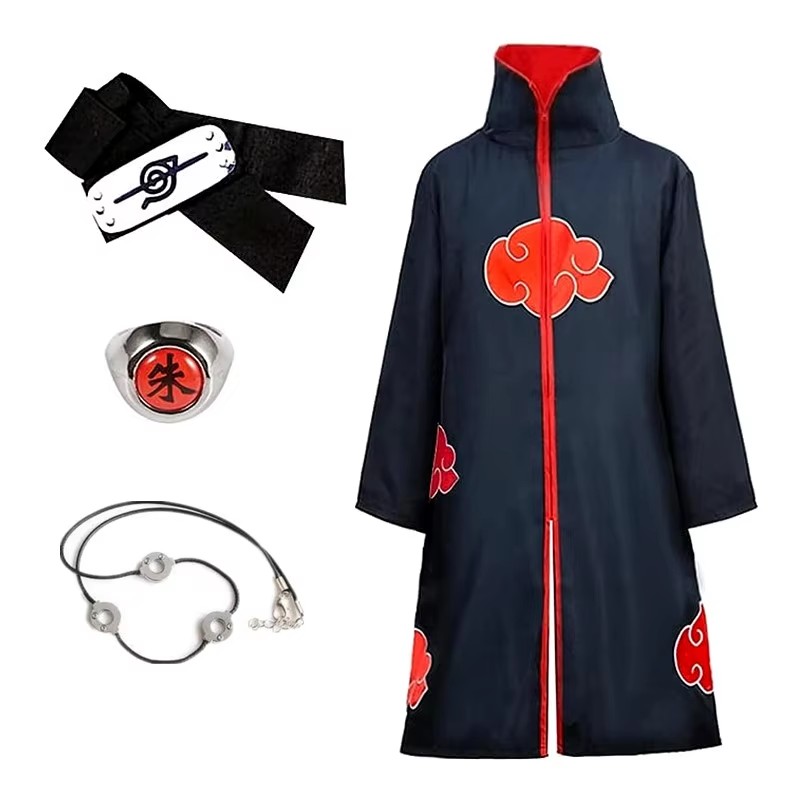 Men Anime Akatsuki Cosplay Cos - Men Accessories Jewellery 评论和价格