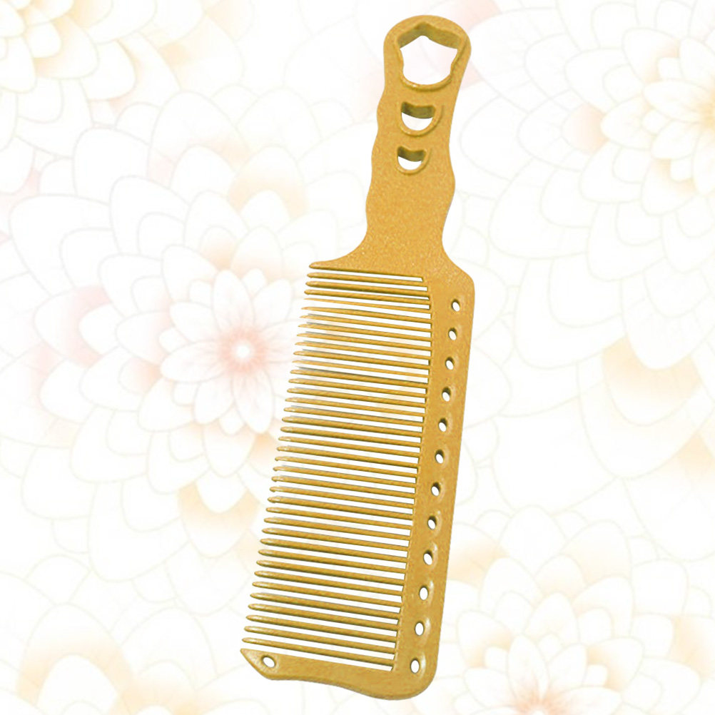 Resin Hair Cutting Comb Yellow - Men'S Yellow Accessories 评论和价格