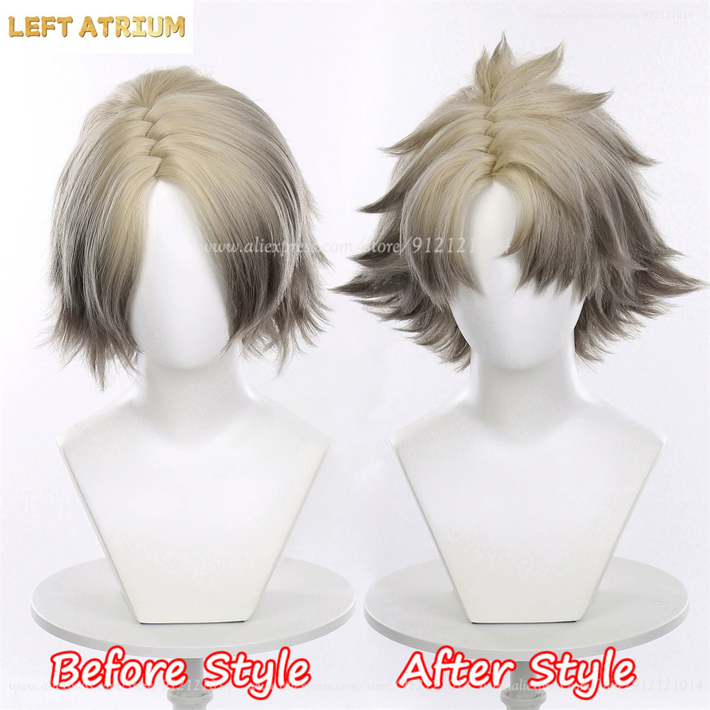 Rudo Surebrec Cosplay Wig 25cm - Men'S Yellow Accessories 评论和价格